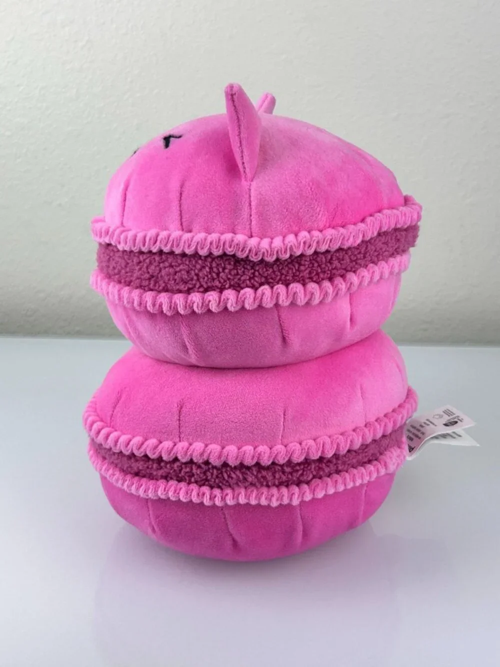 Pillowfort Mini Weighted Cat Macaron Cookie Plush Comfort Stuffed Animal 1lb 4oz